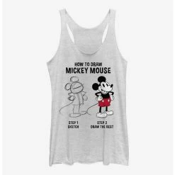 Flash Sale ⌛ Disney Mickey Mouse Mickey Drawing Girls Tank 😍
