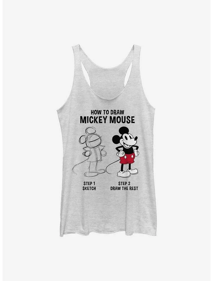 Flash Sale โ Disney Mickey Mouse Mickey Drawing Girls Tank ๐ 1 Flash Sale โ Disney Mickey Mouse Mickey Drawing Girls Tank ๐
