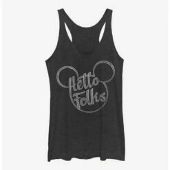 Coupon ❤️ Disney Mickey Mouse Hello Folks Girls Tank ❤️
