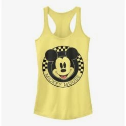 New ✔️ Disney Mickey Mouse Mickey Mouse Checkered ❤️ Girls Tank ❤️