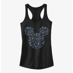 Discount 🧨 Disney Mickey Mouse Mickey Ear Snowflakes Girls Tank 👍