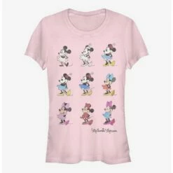 Promo ⌛ Disney Minnie Mouse Minnie Evolution 🛒 Girls T-Shirt 🎁