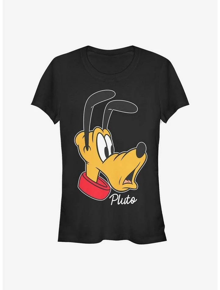 Buy 🔔 Disney Pluto Big Face Girls T-Shirt 🤩 1 Buy 🔔 Disney Pluto Big Face Girls T-Shirt 🤩
