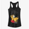 New 👍 Disney Pluto Big Face Girls Tank 👏