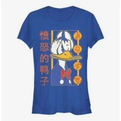 Cheap 👍 Disney Donald Duck Angry Duck Girls T-Shirt 😍