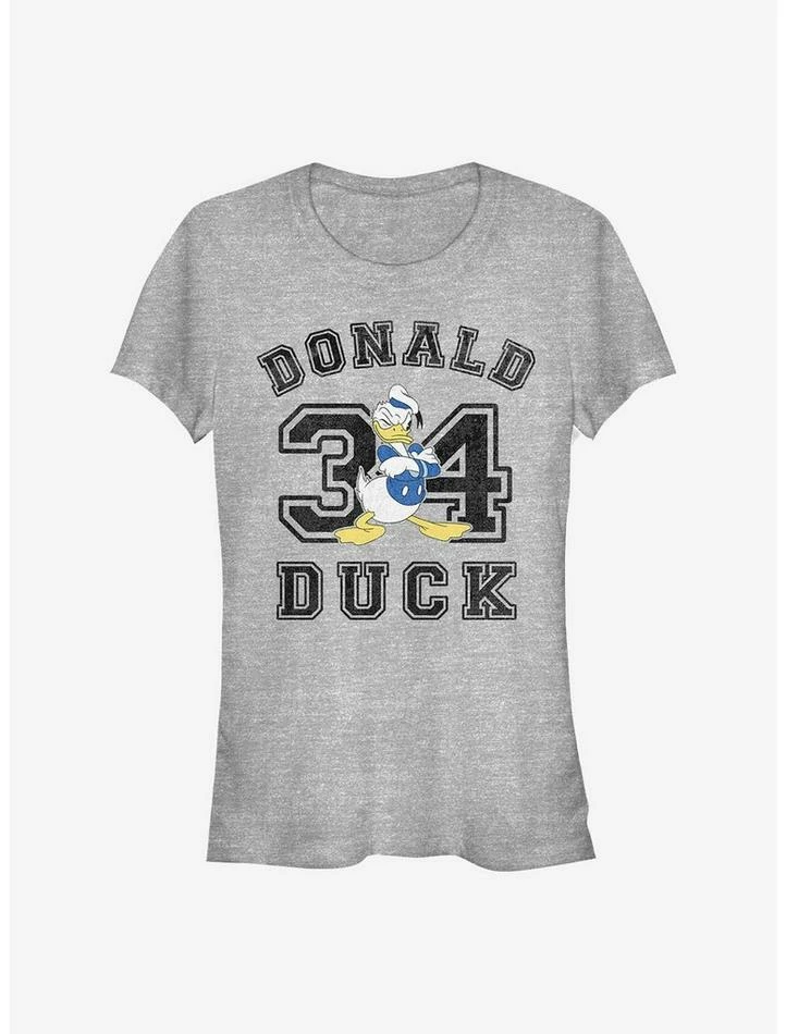 Discount 🔔 Disney Donald Duck Donald Duck Collegiate Girls T-Shirt ⌛ 1 Discount 🔔 Disney Donald Duck Donald Duck Collegiate Girls T-Shirt ⌛