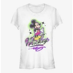 Cheap 🔥 Disney Mickey Mouse Airbrush Mickey Girls T-Shirt ⌛