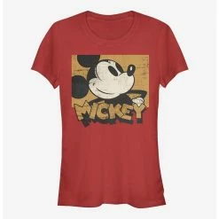 Budget 🤩 Disney Mickey Mouse Against The Grain 🎁 Girls T-Shirt ⌛