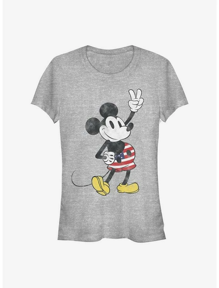 Brand new ๐ฅฐ Disney Mickey Mouse American Mouse Girls T-Shirt ๐ฏ 1 Brand new ๐ฅฐ Disney Mickey Mouse American Mouse Girls T-Shirt ๐ฏ