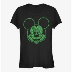 Top 10 ❤️ Disney Mickey Mouse Micky Shamrocks 😉 Girls T-Shirt 👏