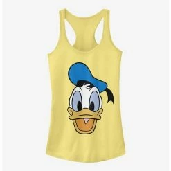 New ✔️ Disney Donald Duck Big Face Donald 🧨 Girls Tank 😉