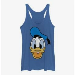 Budget 😍 Disney Donald Duck Big Face Donald Girls Tank 👍
