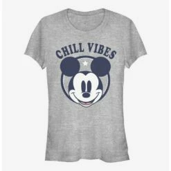 Hot Sale ⭐ Disney Mickey Mouse Chill Vibes 🔔 Girls T-Shirt 🥰