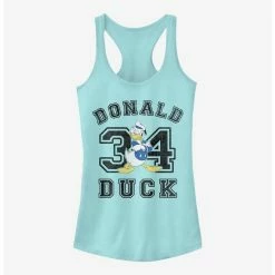Best deal ✔️ Disney Donald Duck Donald Duck Collegiate 🔔 Girls Tank ⌛