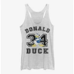 Outlet ✔️ Disney Donald Duck Donald Duck Collegiate 🤩 Girls Tank 🥰