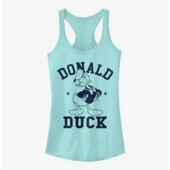 Flash Sale ❤️ Disney Donald Duck Donald Goes To College 😉 Girls Tank 🌟