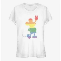 Deals ❤️ Disney Mickey Mouse Love Is Love Pride Mickey 🛒 Girls T-Shirt 👏