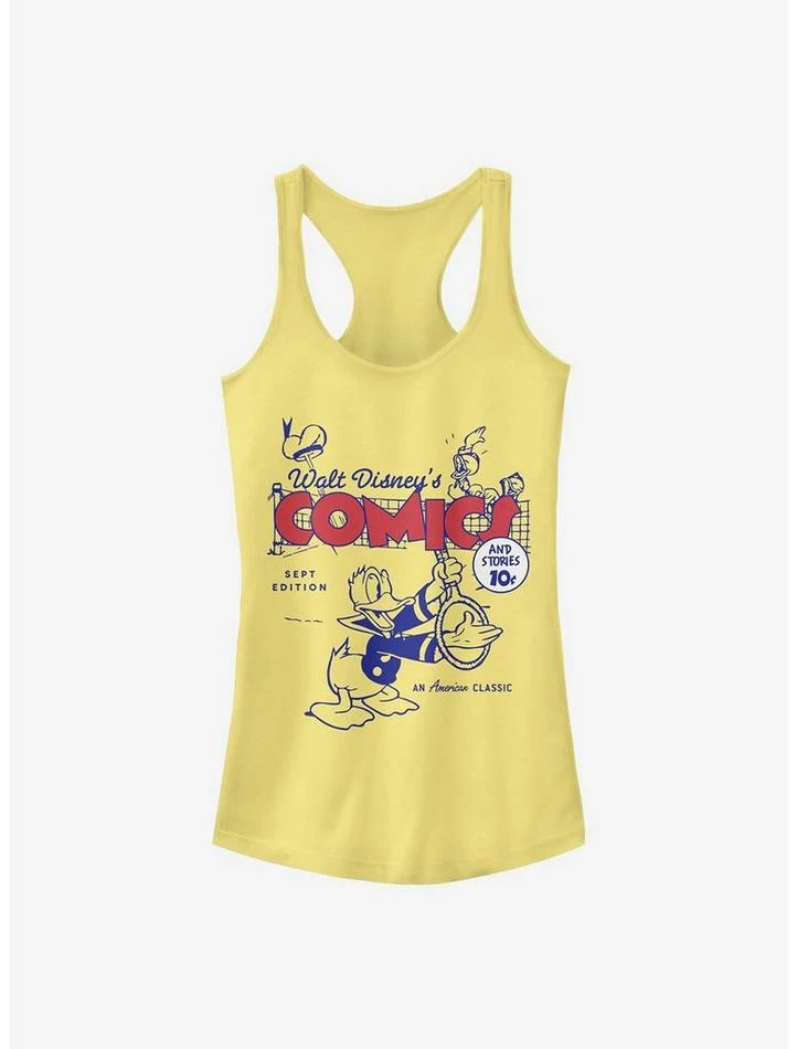 Best Sale π Disney Donald Duck Donalds Comic Cover Girls Tank β 1 Best Sale π Disney Donald Duck Donalds Comic Cover Girls Tank β
