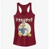 New 🔔 Disney Donald Duck Japanese Text Girls Tank 🤩