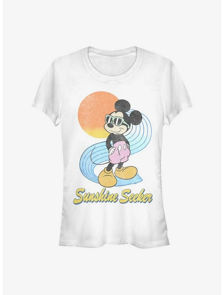 Budget 🤩 Disney Mickey Mouse Sunshine Seeker Girls T-Shirt ✨ 1 Budget 🤩 Disney Mickey Mouse Sunshine Seeker Girls T-Shirt ✨