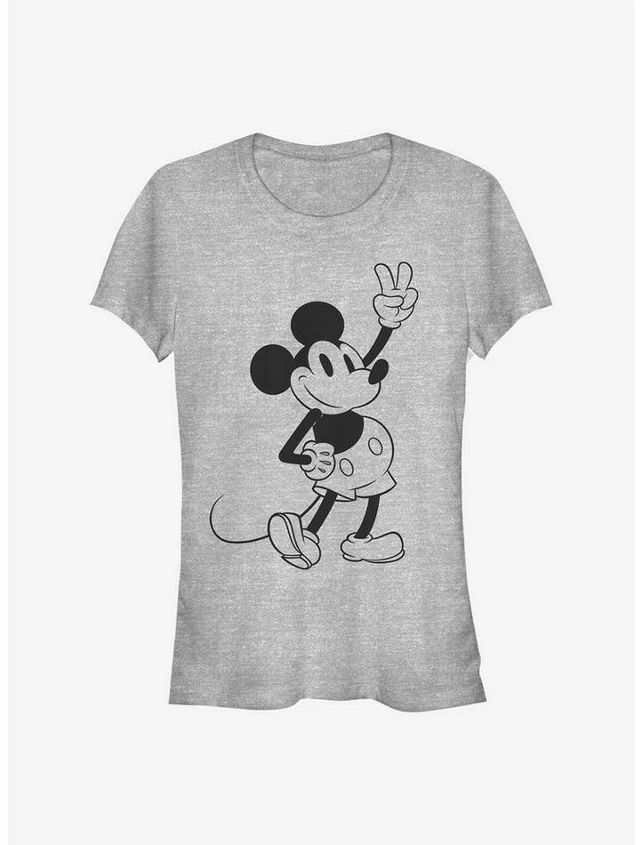 New 🎁 Disney Mickey Mouse Simple Mickey Outline ❤️ Girls T-Shirt ❤️ 1 New 🎁 Disney Mickey Mouse Simple Mickey Outline ❤️ Girls T-Shirt ❤️