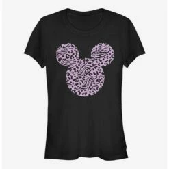 Best deal 😀 Disney Mickey Mouse Mickey Zebra Cheeta Fill ❤️ Girls T-Shirt ✔️