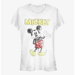 Best Sale ✔️ Disney Mickey Mouse Sketchy Mickey Girls T-Shirt 👍