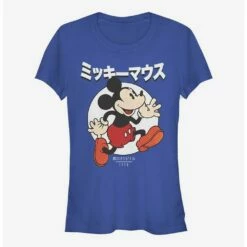 Coupon ✔️ Disney Mickey Mouse Comic Japanese Text 🛒 Girls T-Shirt ✨