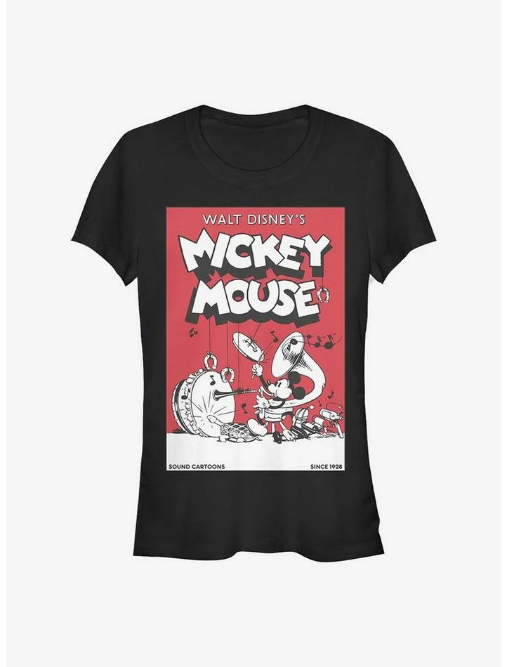 Promo 👏 Disney Mickey Mouse Mickey Band Comic Girls T-Shirt 🎉 1 Promo 👏 Disney Mickey Mouse Mickey Band Comic Girls T-Shirt 🎉