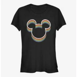 Wholesale ⌛ Disney Mickey Mouse Rainbow Ears 🧨 Girls T-Shirt ✨
