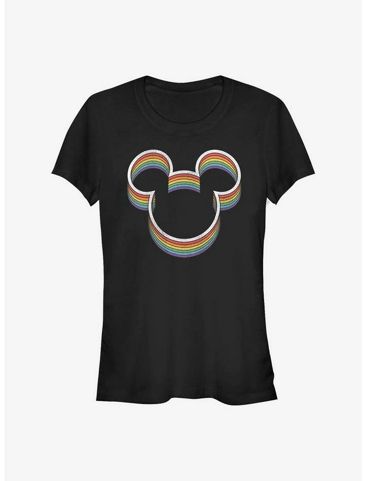 Wholesale โ Disney Mickey Mouse Rainbow Ears ๐งจ Girls T-Shirt โจ 1 Wholesale โ Disney Mickey Mouse Rainbow Ears ๐งจ Girls T-Shirt โจ