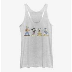 New 😀 Disney Mickey Mouse Disney Mickey Mouse Group Girls Tank 🥰