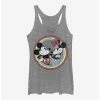 New ❤️ Disney Mickey Mouse Mickey Minnie Circle 😉 Girls Tank 🎁