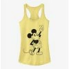 Hot Sale ⌛ Disney Mickey Mouse Simple Mickey Outline 👍 Girls Tank ✨