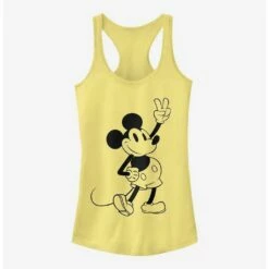 Hot Sale ⌛ Disney Mickey Mouse Simple Mickey Outline 👍 Girls Tank ✨