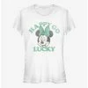 Brand new 😀 Disney Minnie Mouse Lucky Minnie Girls T-Shirt 😀