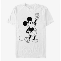 Deals ❤️ Disney Mickey Mouse Simple Mickey Outline T-Shirt ✨