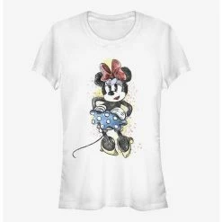 Promo 😀 Disney Minnie Mouse Artsy Minnie Girls T-Shirt ⌛