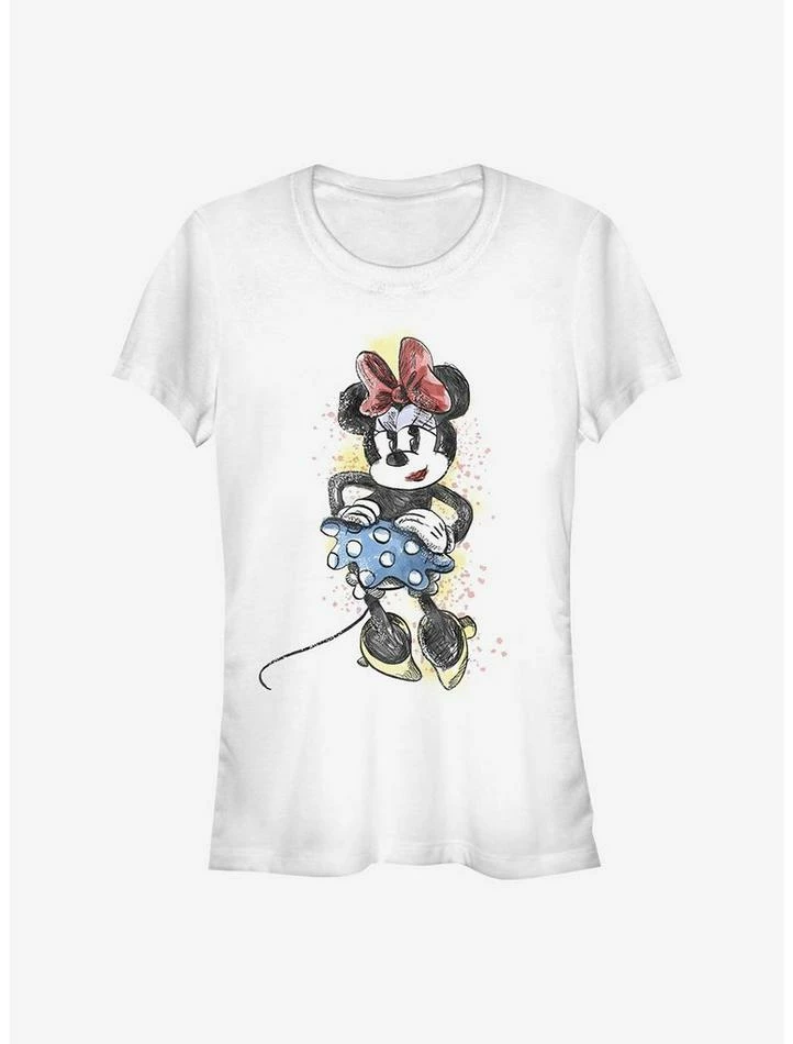 Promo ๐ Disney Minnie Mouse Artsy Minnie Girls T-Shirt โ 1 Promo ๐ Disney Minnie Mouse Artsy Minnie Girls T-Shirt โ