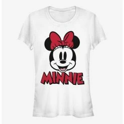 Promo 👍 Disney Minnie Mouse Minnie Chenille Patch Girls T-Shirt 🤩