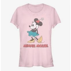 Outlet ⭐ Disney Minnie Mouse Vintage Minnie 😀 Girls T-Shirt 😉