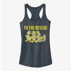 Brand new ✔️ Disney Mickey Mouse Thanks Firefighters 🔥 Girls Tank ✔️