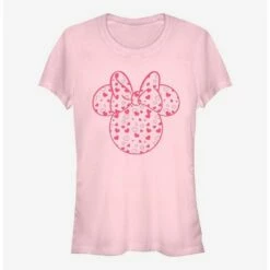 Coupon ⌛ Disney Minnie Mouse Minnie Hearts Fill Girls T-Shirt ✔️