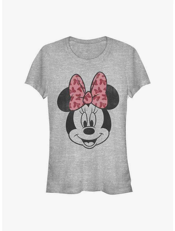 Brand new ⭐ Disney Minnie Mouse Modern Minnie Face Girls T-Shirt 🛒 1 Brand new ⭐ Disney Minnie Mouse Modern Minnie Face Girls T-Shirt 🛒
