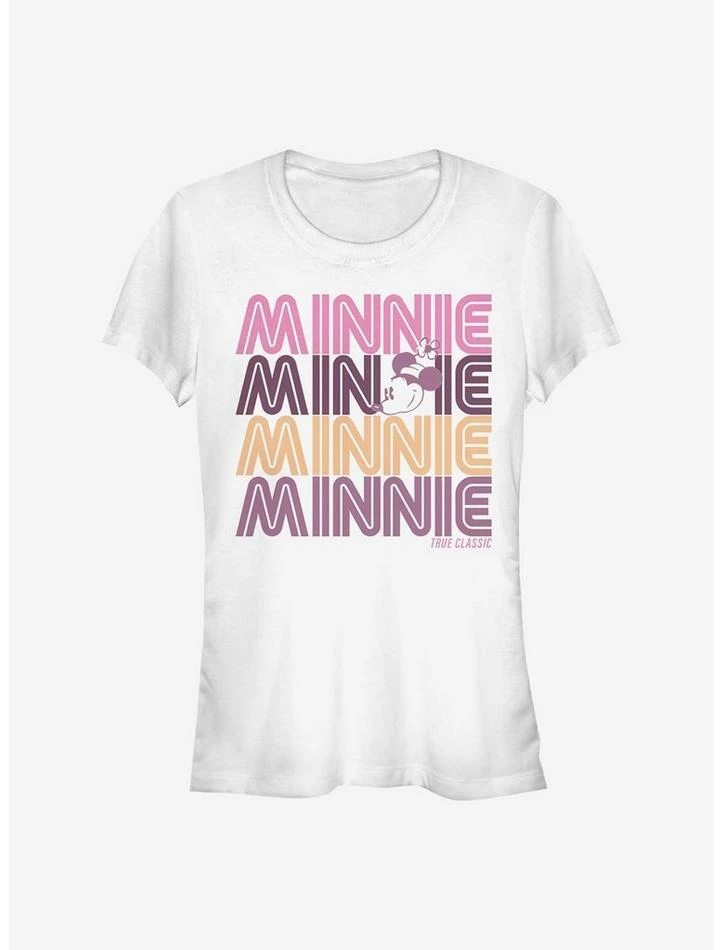 Budget π Disney Minnie Mouse Retro Stack Minnie Girls T-Shirt π 1 Budget π Disney Minnie Mouse Retro Stack Minnie Girls T-Shirt π