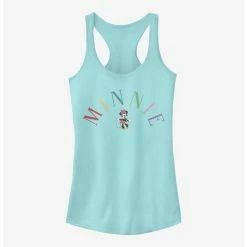 Top 10 ❤️ Disney Minnie Mouse Minnie Embroidery 🔥 Girls Tank 🔔