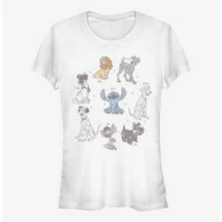 Cheap 🌟 Disney Classic Dogs Girls T-Shirt ⭐