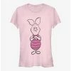 Cheap 💯 Disney Winnie The Pooh Basic Sketch Piglet Girls T-Shirt 🔔