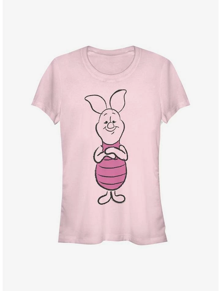 Cheap 💯 Disney Winnie The Pooh Basic Sketch Piglet Girls T-Shirt 🔔 1 Cheap 💯 Disney Winnie The Pooh Basic Sketch Piglet Girls T-Shirt 🔔