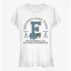 Budget 🧨 Disney Winnie The Pooh Eeyore Collegiate Girls T-Shirt ⌛
